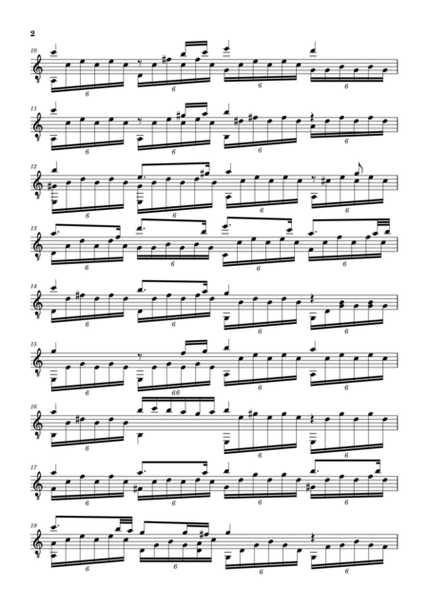 Guitar: Ave Maria (Franz Schubert Guitar Classical Sheet Music)
