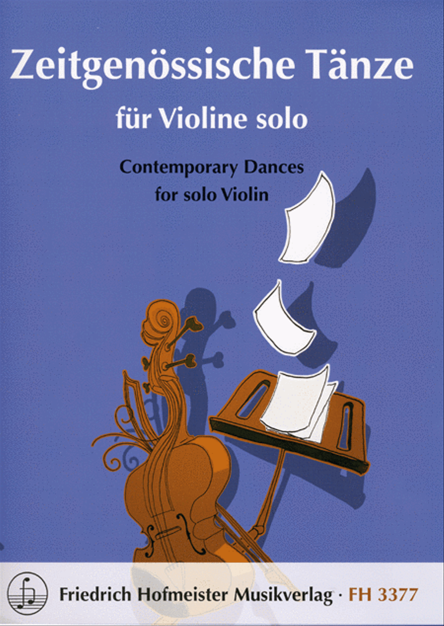 Zeitgenössische Tänze für Violine solo Violin Solo scores gallery preview page 1