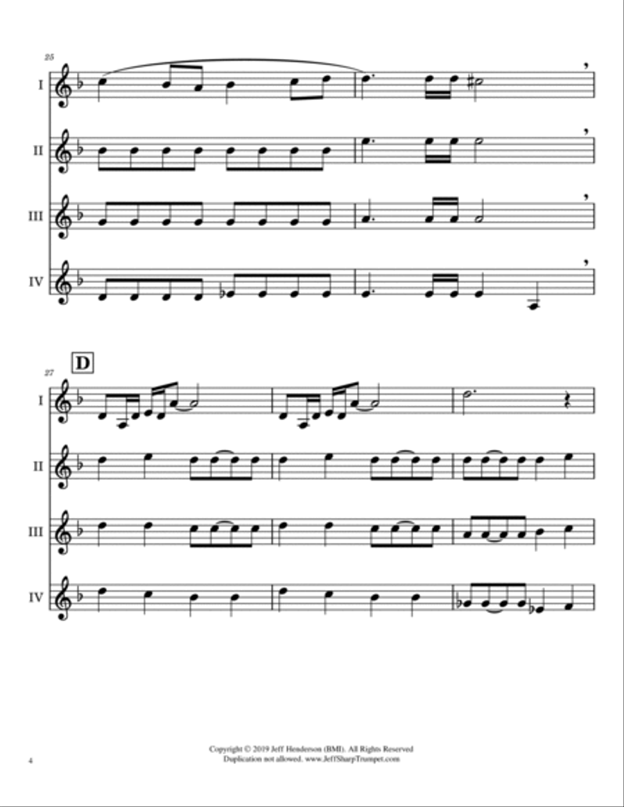 Fanfarra Brass Ensemble scores gallery preview page 5