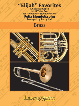 Book cover for Elijah Favorites for Trombone Trio