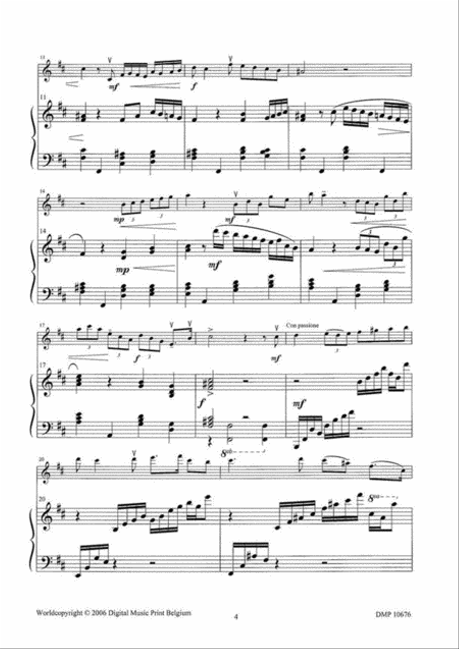 Elegie Violin Solo scores gallery preview page 3