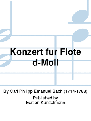 Concerto for flute in D minor