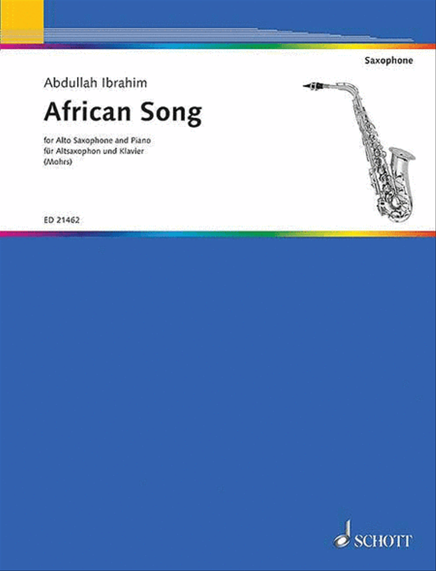 African Song Alto Saxophone scores gallery preview page 1