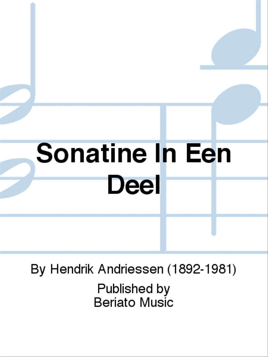 Sonatine In Een Deel Viola scores gallery preview page 1