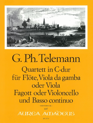 Book cover for Quartet C major TWV 43:C2