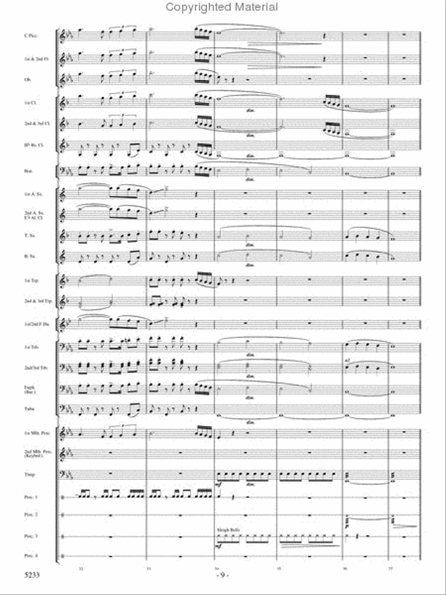 Upon These Wings Concert Band scores gallery preview page 8