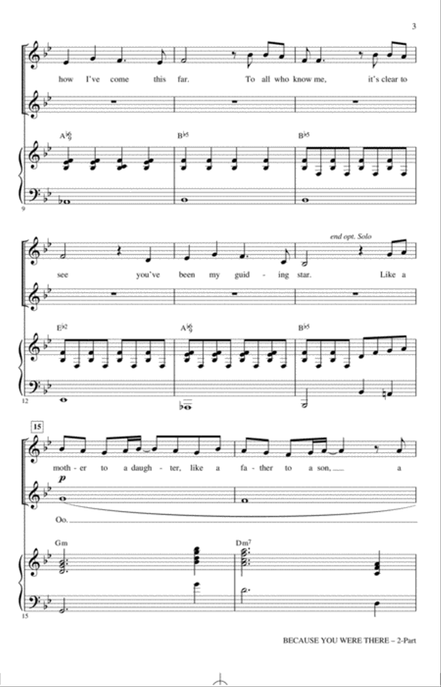 Because You Were There Because You Were There 2-Part scores gallery preview page 2