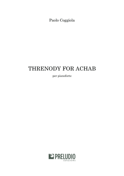 Threnody for Achab
