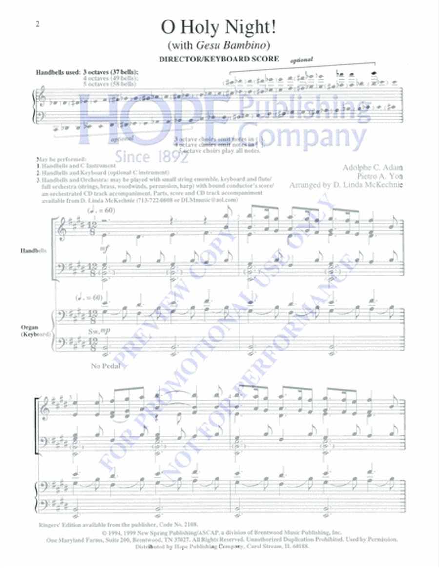 O Holy Night O Holy Night Orchestra scores gallery preview page 2