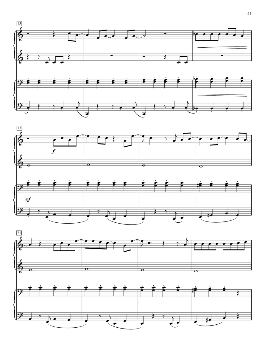 You're Welcome (from Moana) Piano Duet scores gallery preview page 2