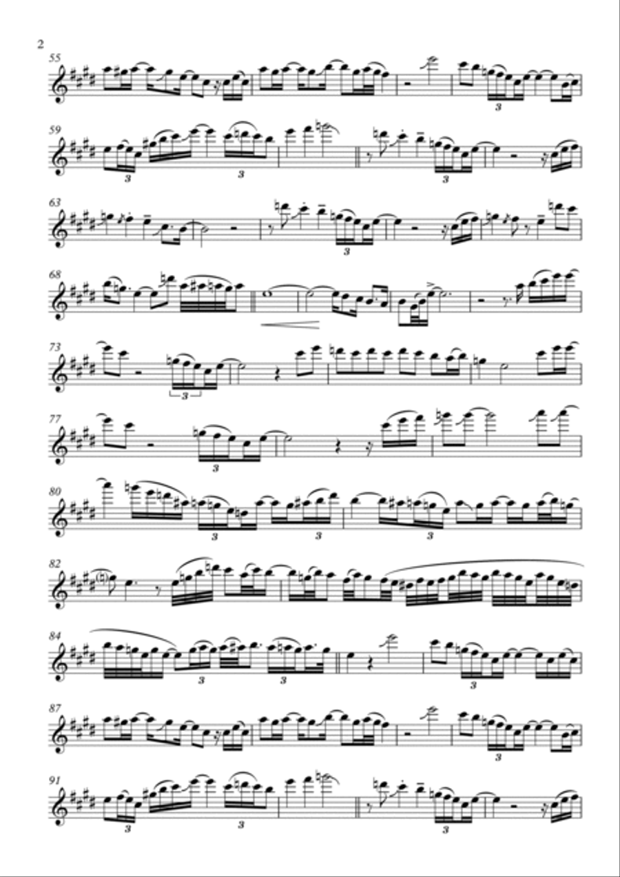 Against Doctor's Orders Alto Saxophone scores gallery preview page 2