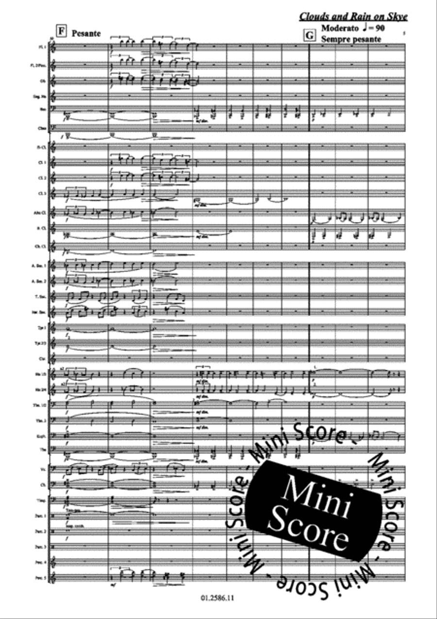 Skies Concert Band scores gallery preview page 13