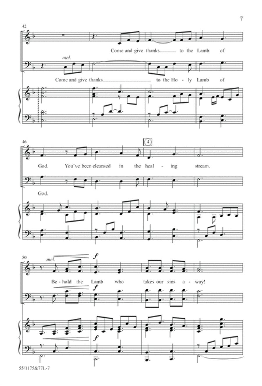Behold the Lamb! Behold the Lamb! 4-Part scores gallery preview page 8