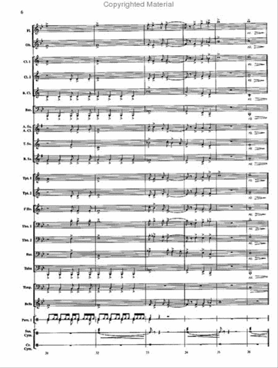 On Freedom's Wings On Freedom's Wings Concert Band scores gallery preview page 7