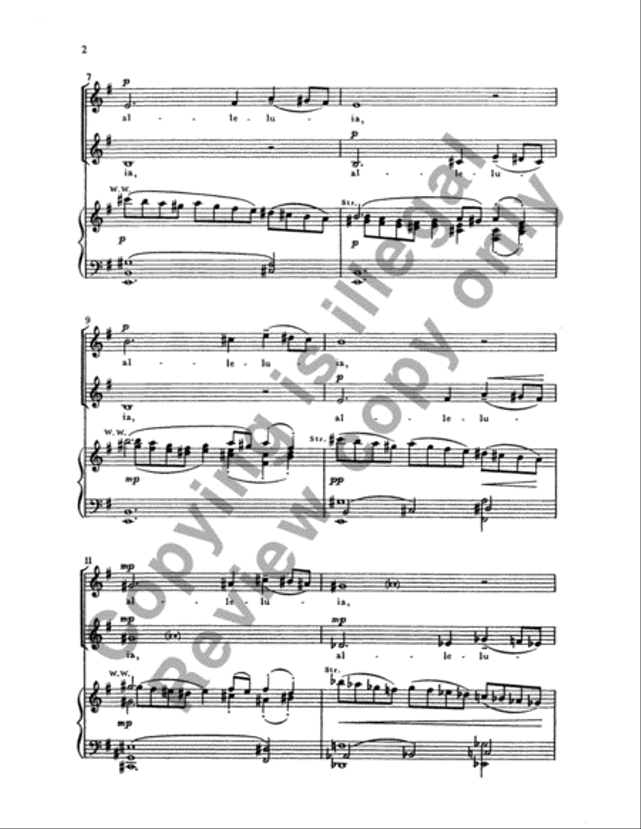 Alleluia, Amen Alleluia, Amen SSAA scores gallery preview page 4