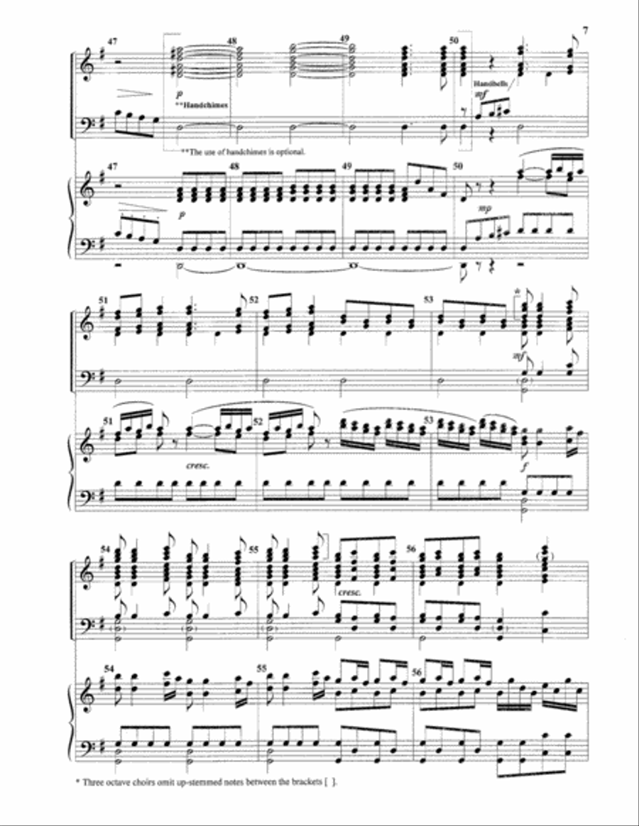 Glory to God in the Highest 4-Octaves scores gallery preview page 14