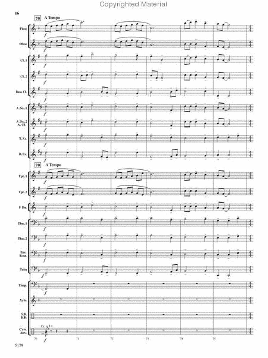 American Journey Concert Band scores gallery preview page 15