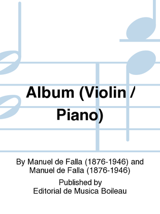 Book cover for Album (Violin / Piano)