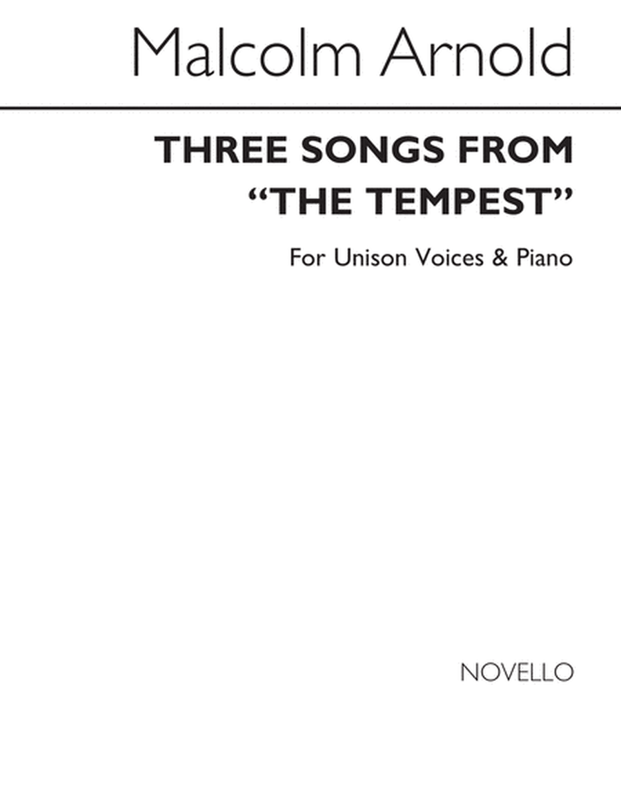 Three Songs From The Tempest