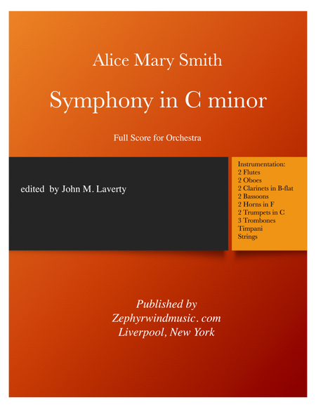 Symphony in C minor - Full Score - Score Only