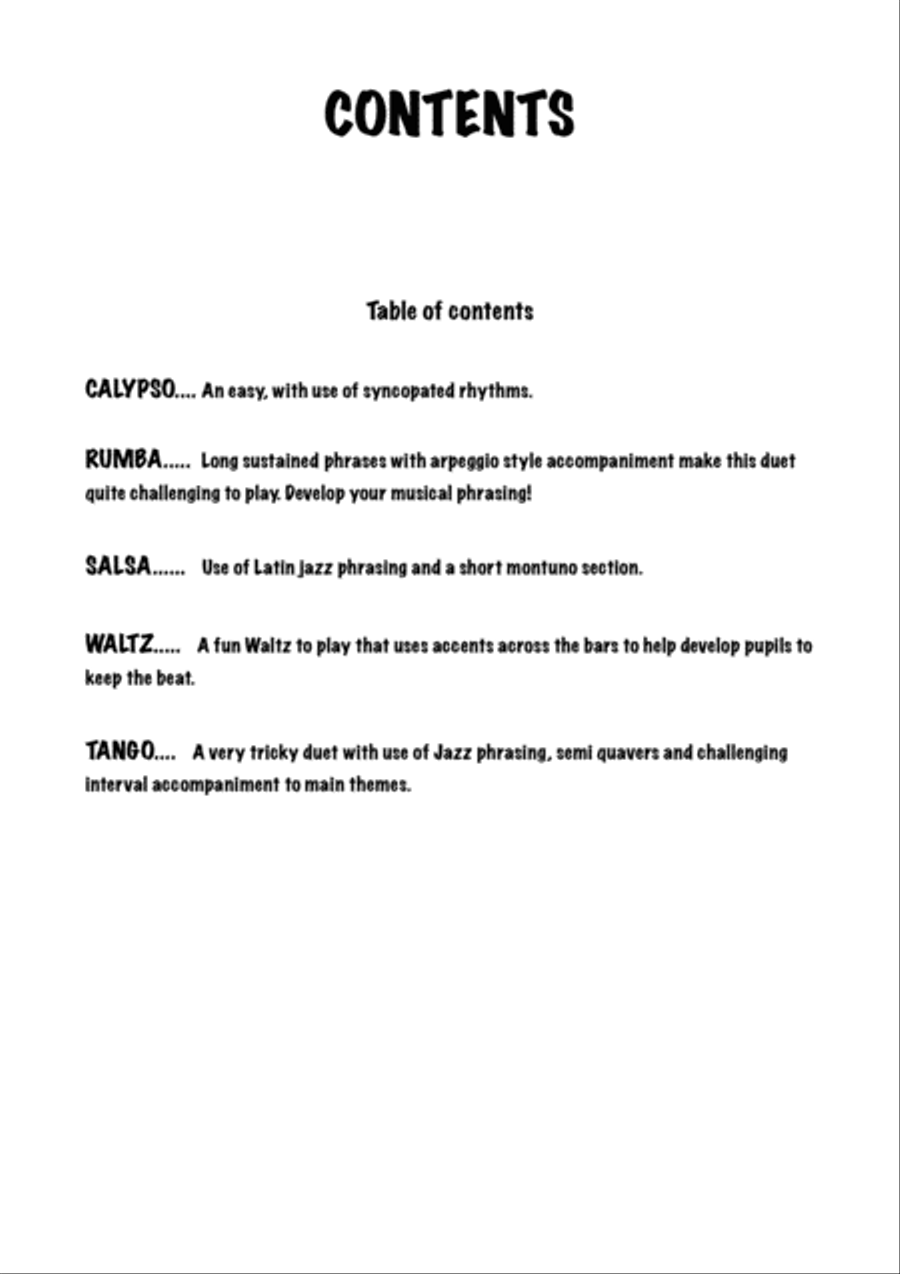 Tenor Saxophone Duets Vol 1 Woodwind Duet scores gallery preview page 2