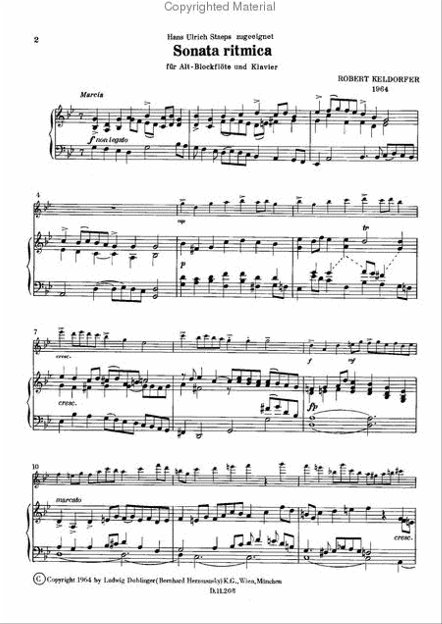 Sonata ritmica Piano scores gallery preview page 2