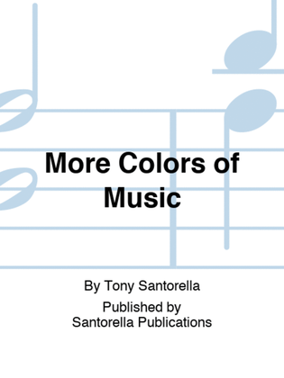 Book cover for More Colors of Music