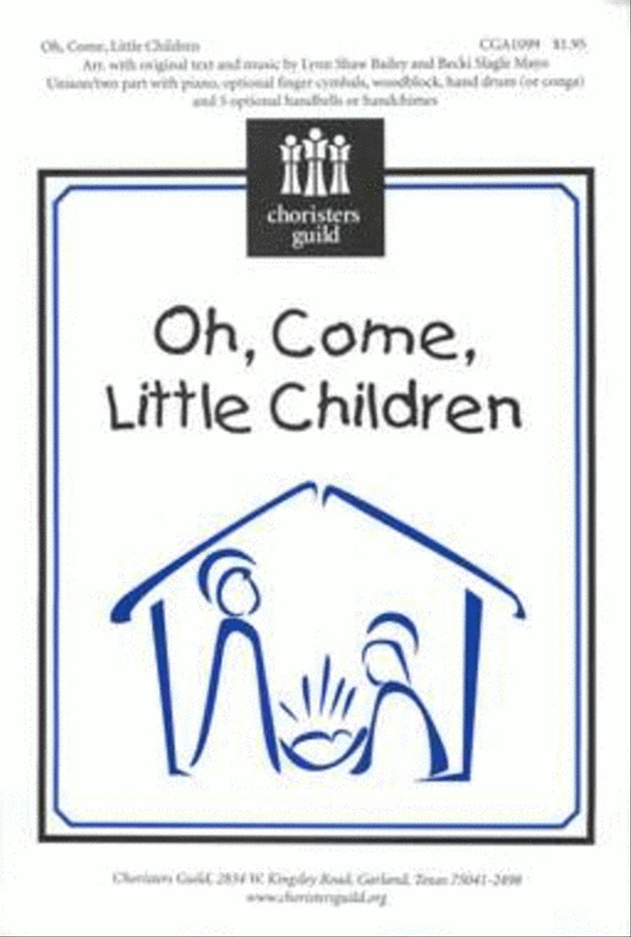 Oh, Come, Little Children Unison Choir scores gallery preview page 1