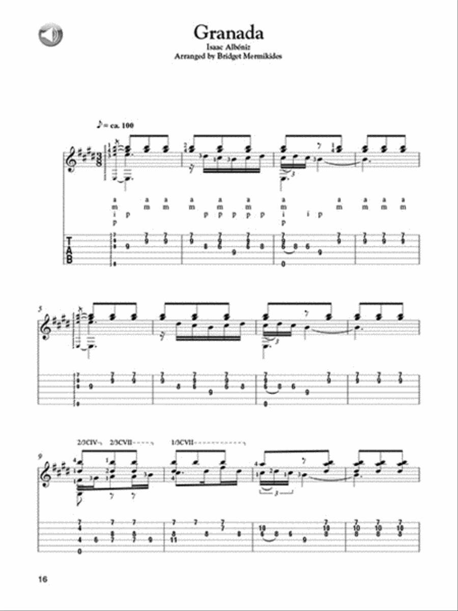 Classical Guitar Anthology Acoustic Guitar scores gallery preview page 3