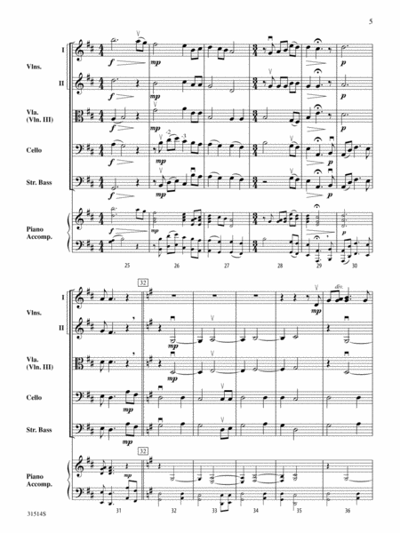 Quaker Song (How Can I Keep from Singing?): Score