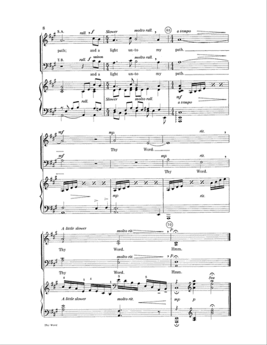 Thy Word Thy Word 2-Part scores gallery preview page 8