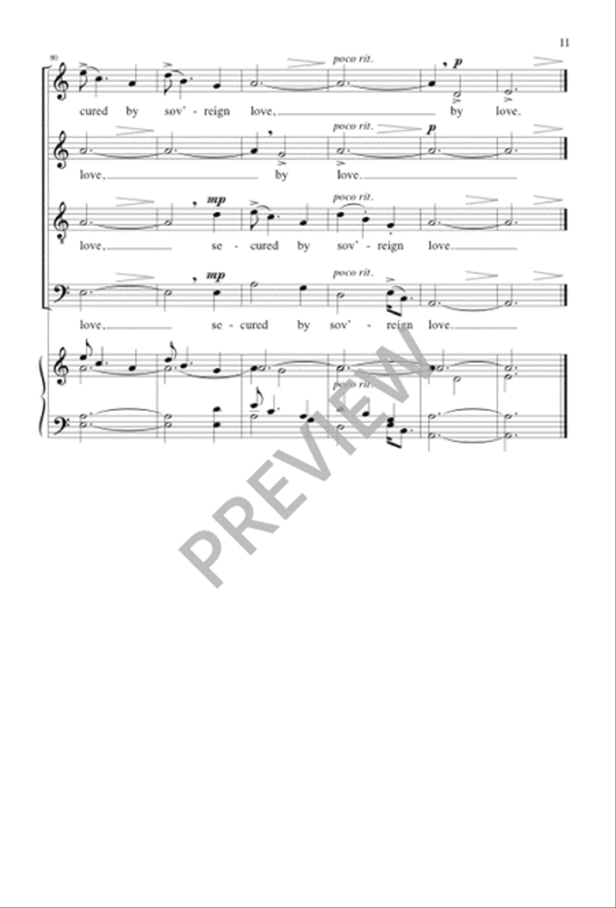 In All My Vast Concerns with Thee Divisi scores gallery preview page 11
