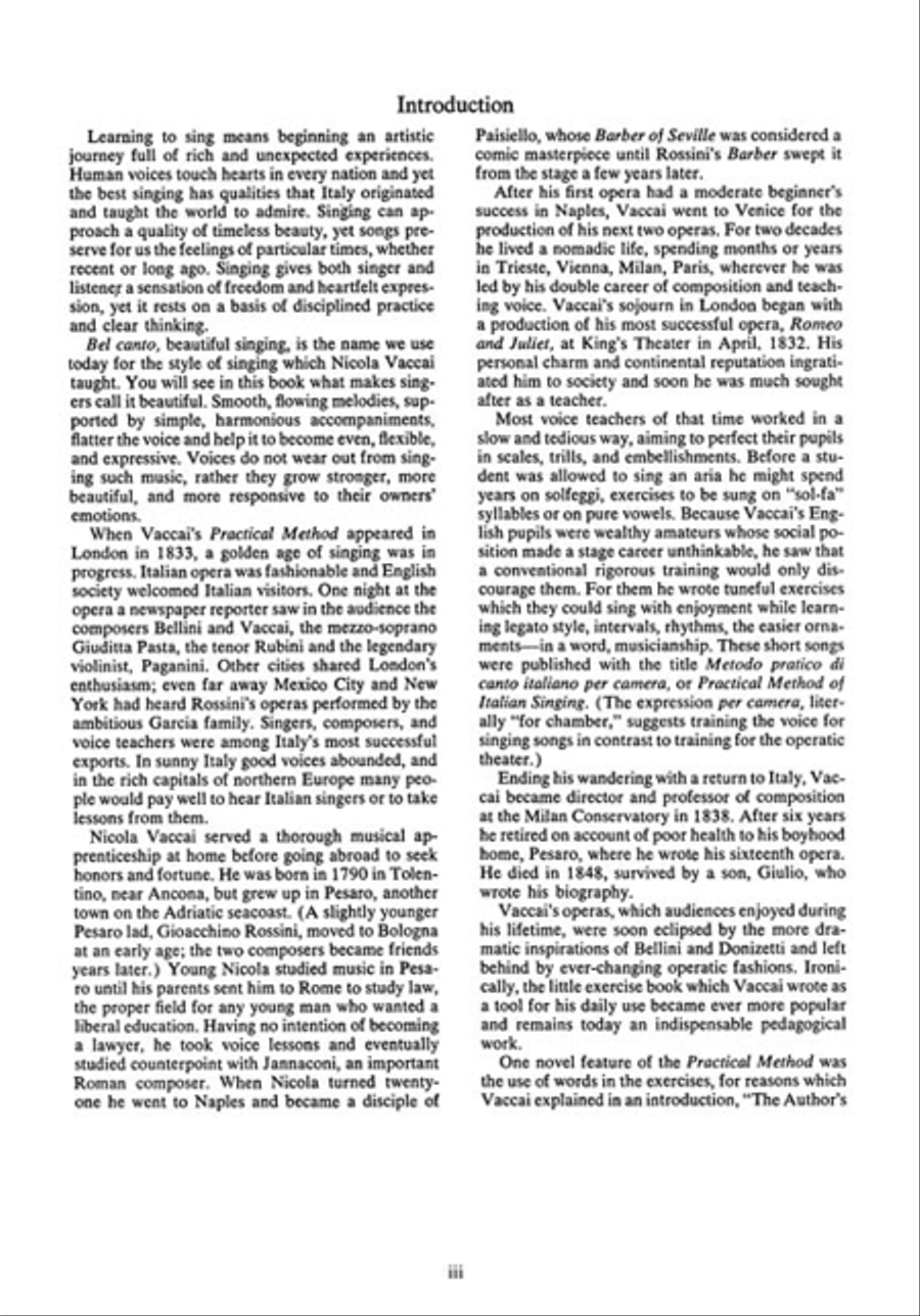 Practical Method of Italian Singing Voice Solo scores gallery preview page 4