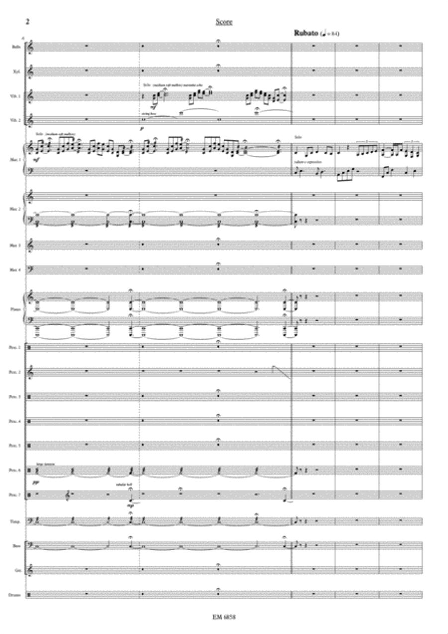 Metamorphonic for Percussion Ensemble Percussion Ensemble scores gallery preview page 3
