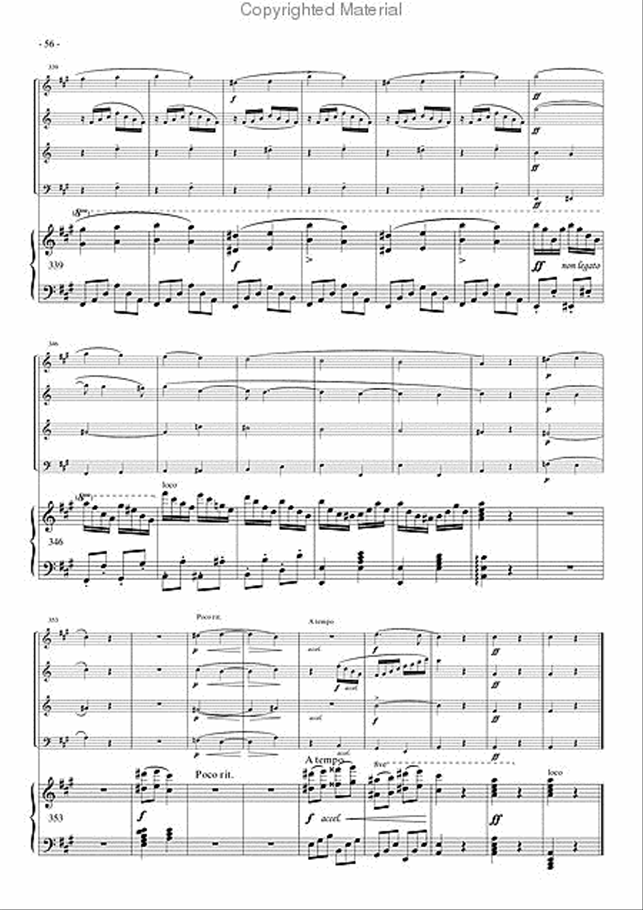 Quintet A Clarinet scores gallery preview page 3