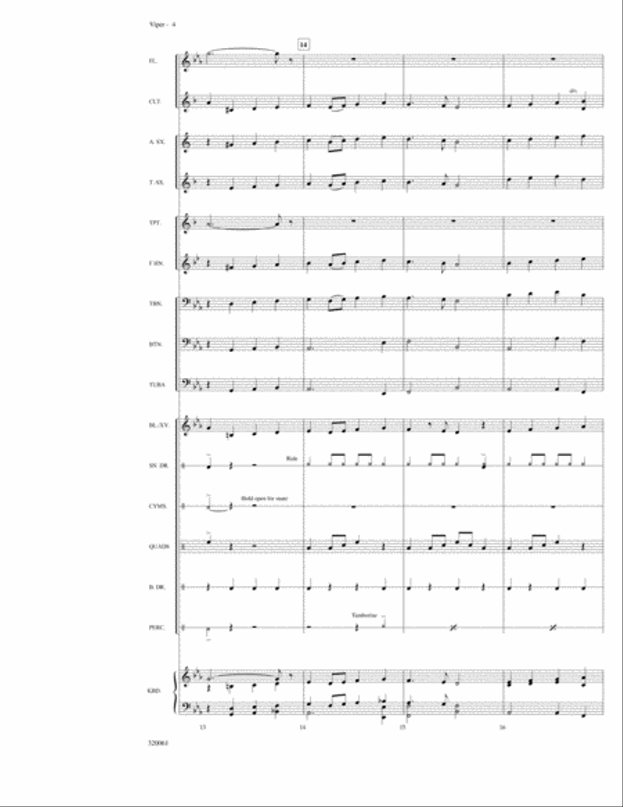 Viper Marching Band scores gallery preview page 4