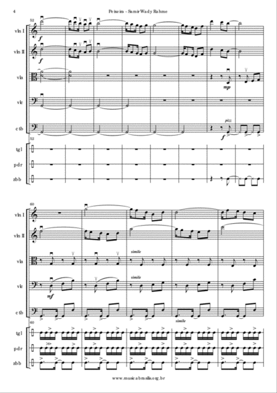 Peixeira Percussion Ensemble scores gallery preview page 6
