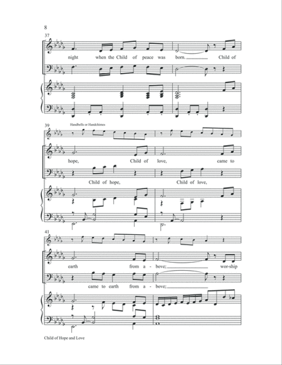 Child of Hope and Love 2-Part scores gallery preview page 8