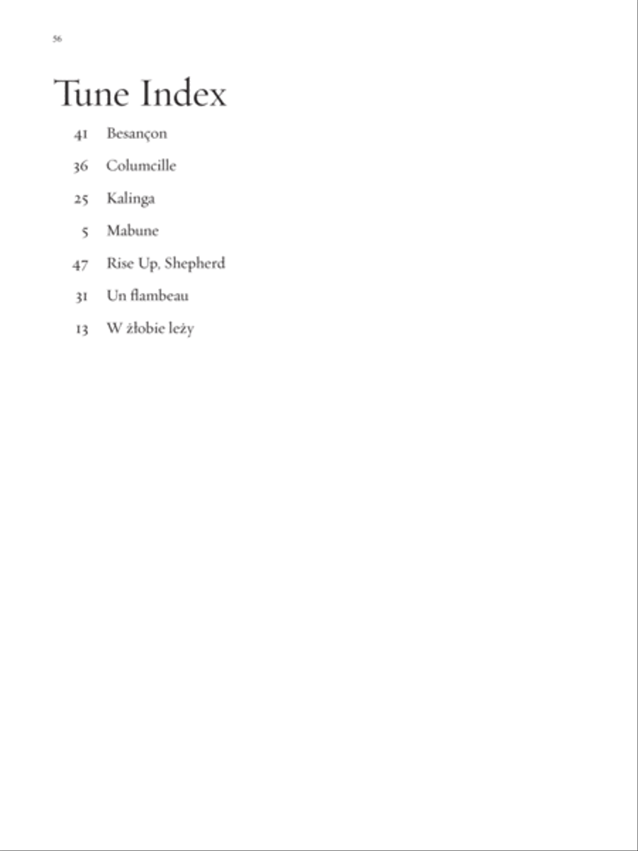 Wondrous Birth Seven Hymn Settings for Organ Organ Solo scores gallery preview page 57