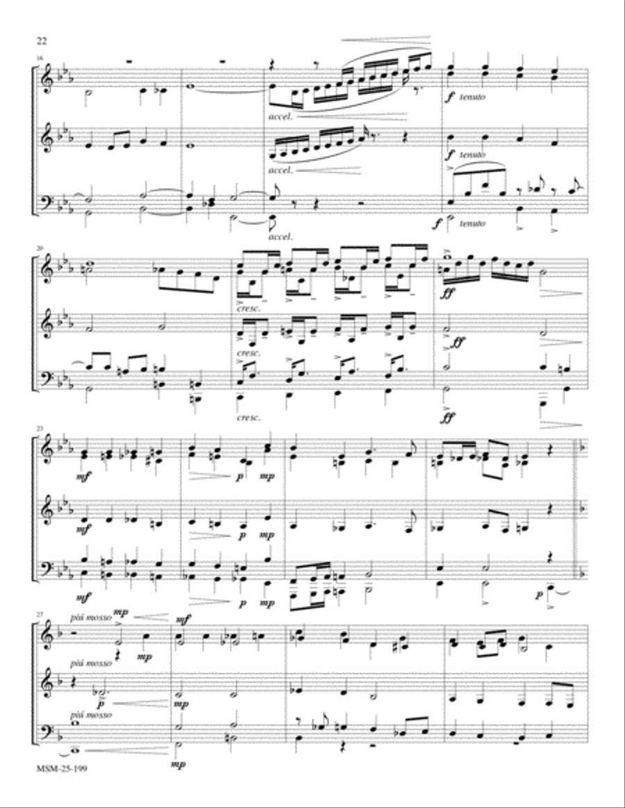 O Little Town of Bethlehem (St. Louis) Brass Quintet scores gallery preview page 2