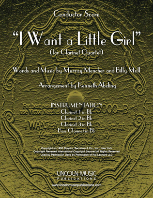 Book cover for I Want A Little Girl