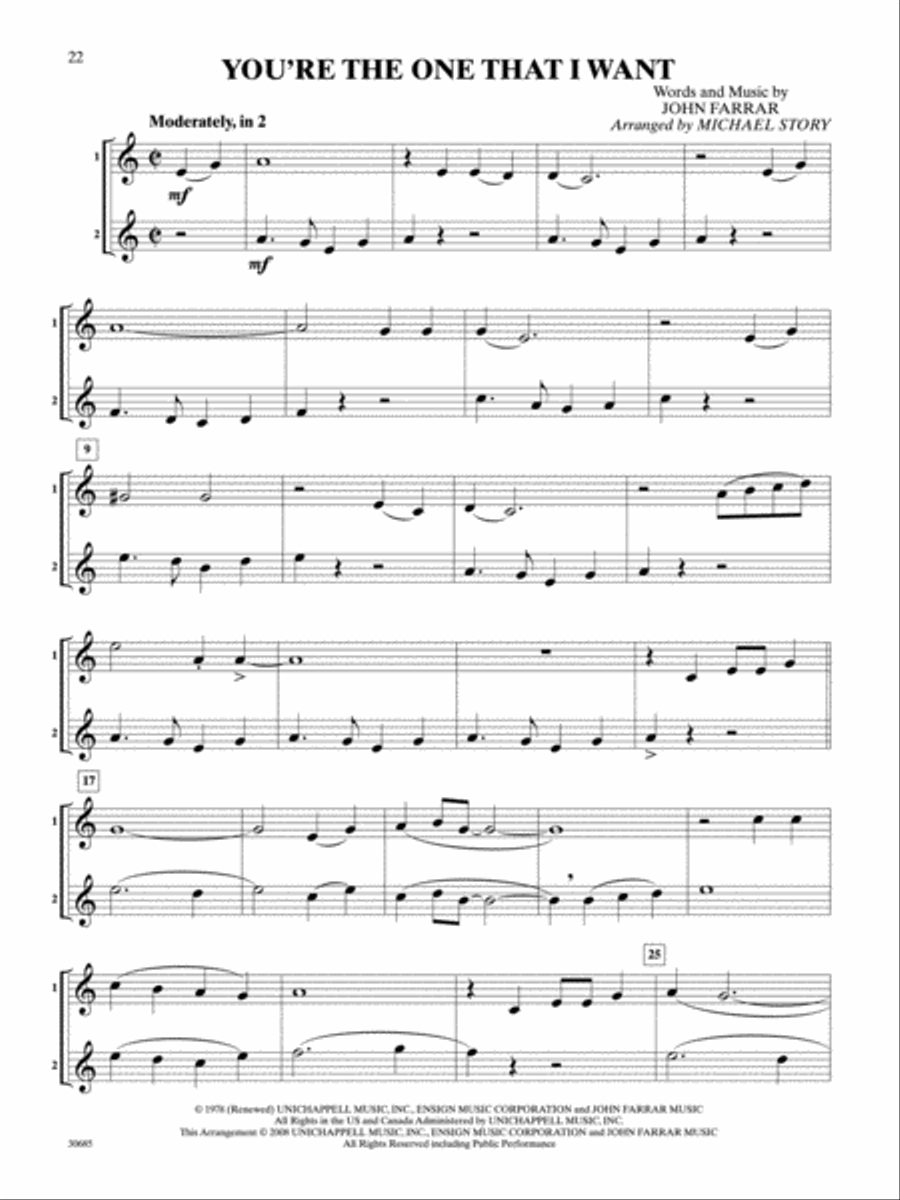 Pop Duets for All Small Ensemble scores gallery preview page 3