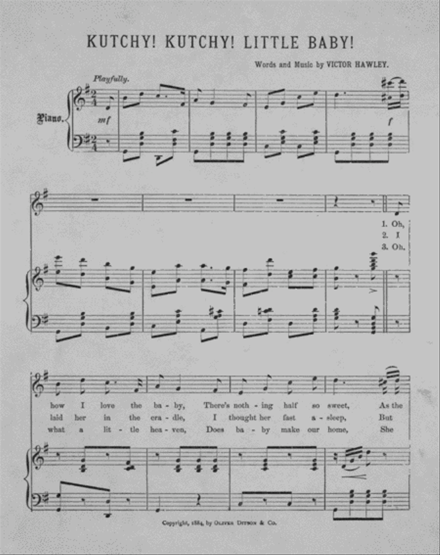 Kutcy! Kutchy! Little Baby Voice scores gallery preview page 2
