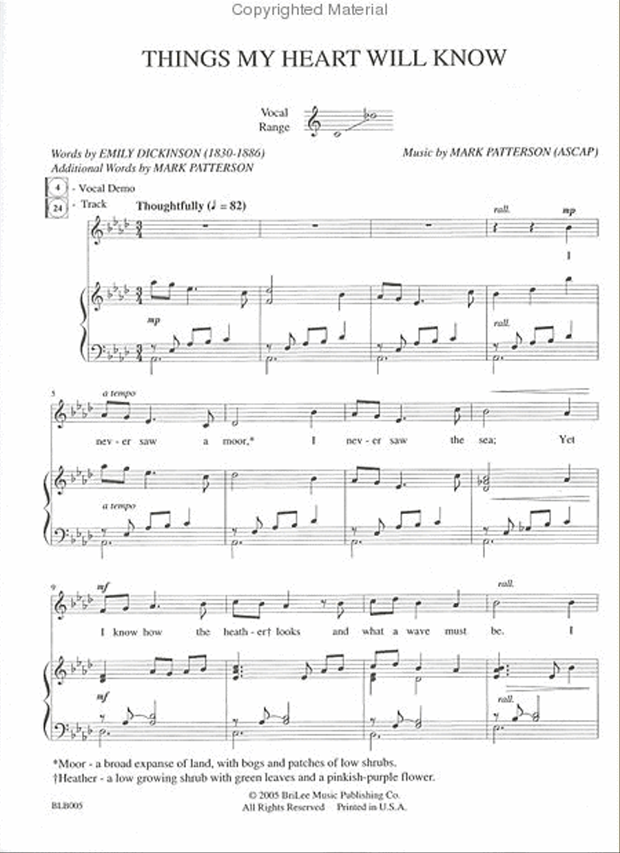 My Heart Sings: Solo Songs for the Developing Treble Voice Voice scores gallery preview page 2