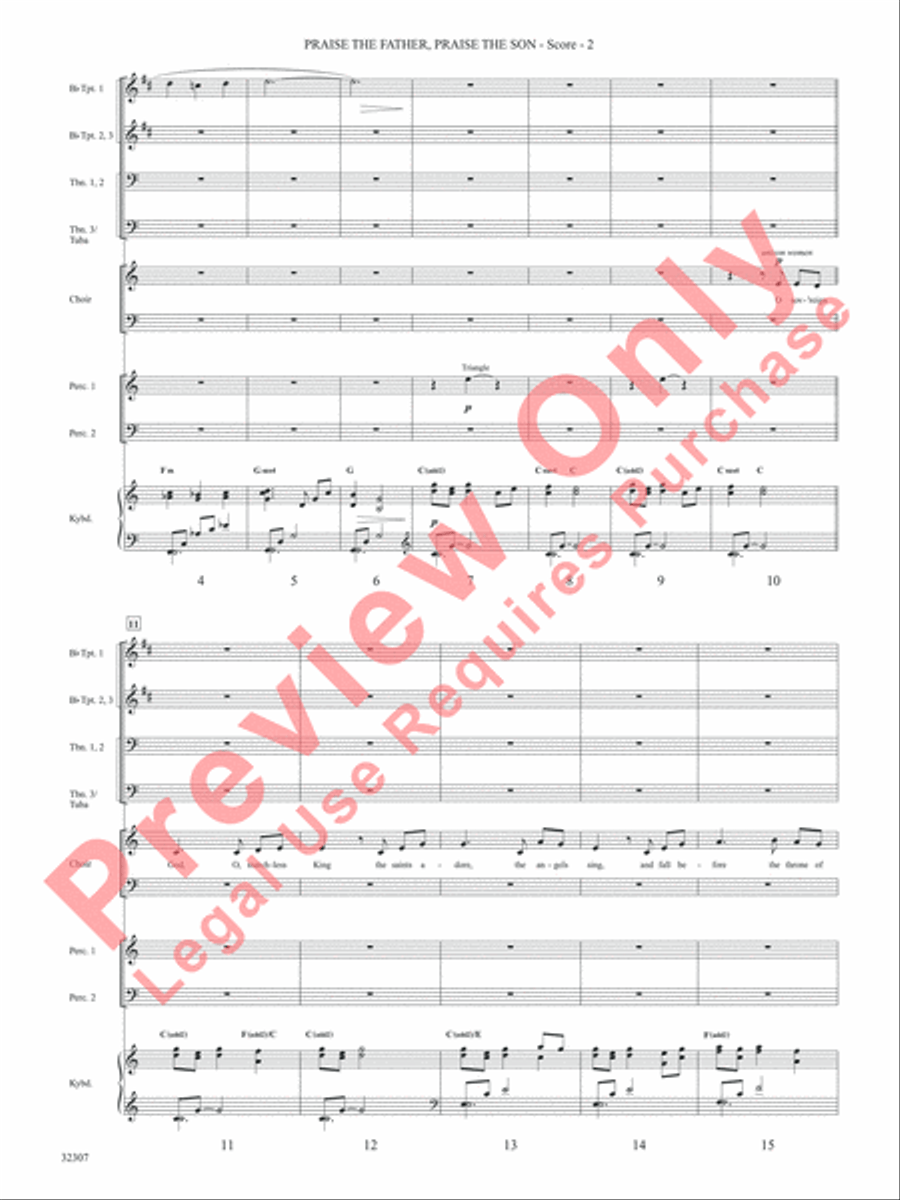 Praise the Father, Praise the Son Choir scores gallery preview page 3