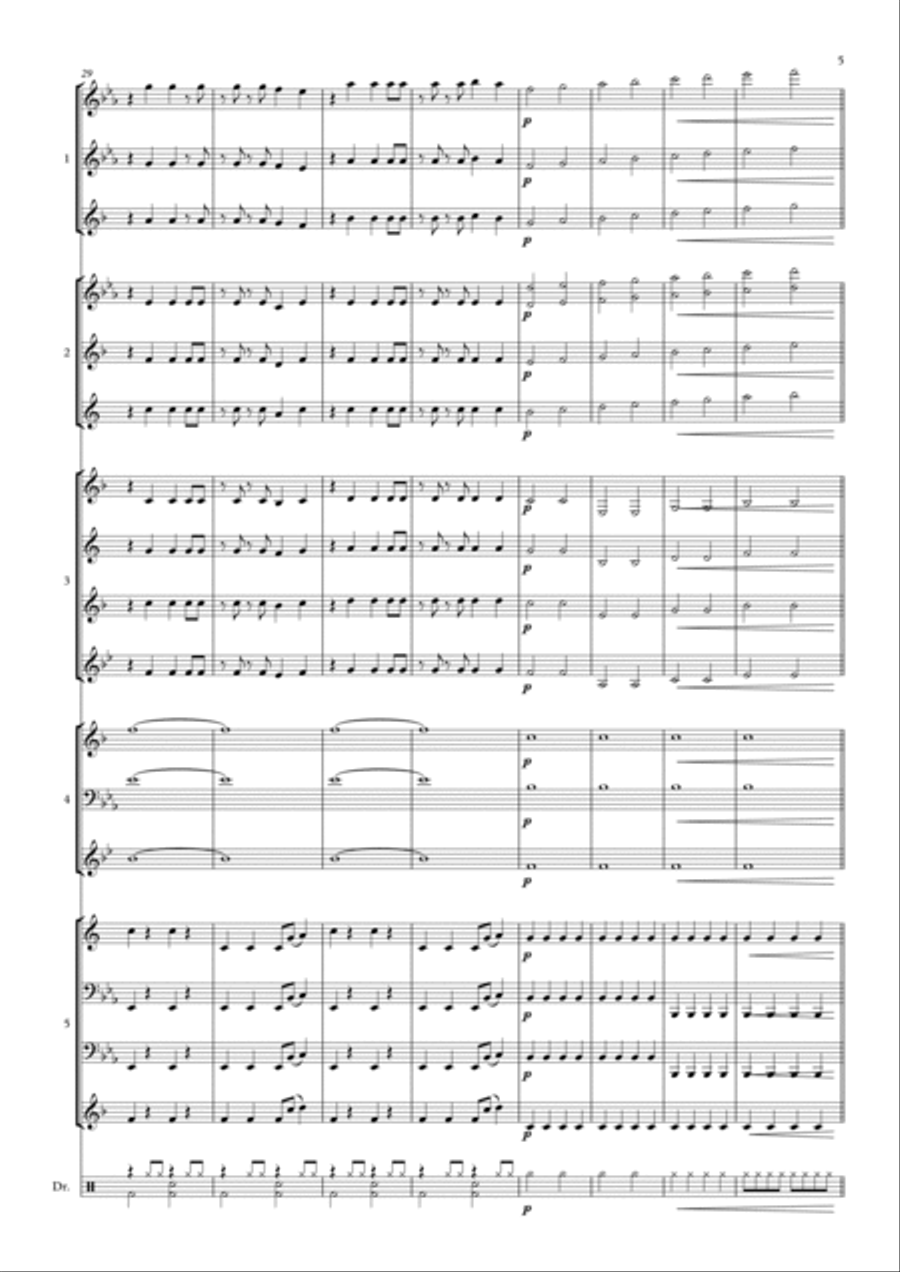 Reach Concert Band scores gallery preview page 5