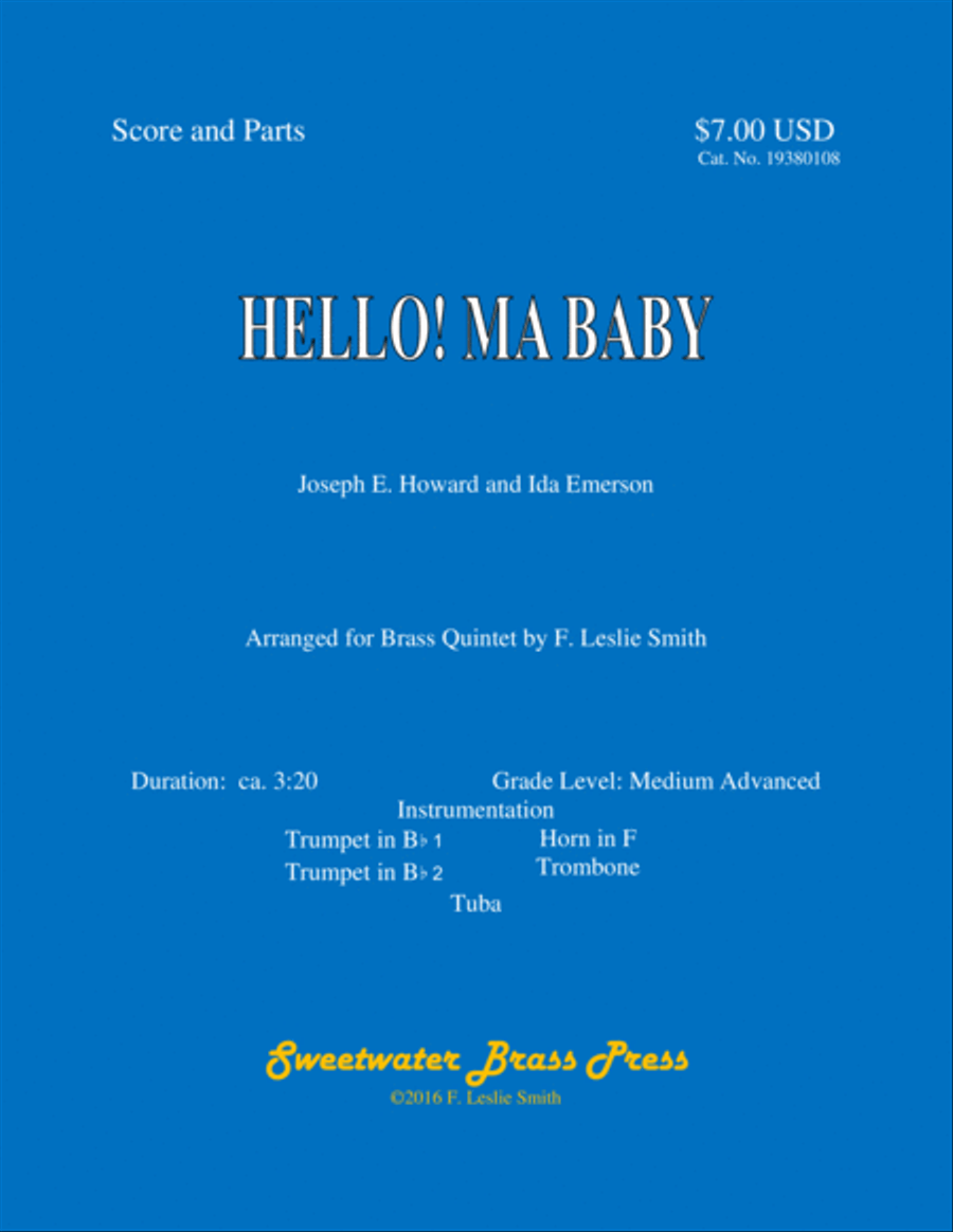 Hello! Ma Baby Brass Ensemble scores gallery preview page 1