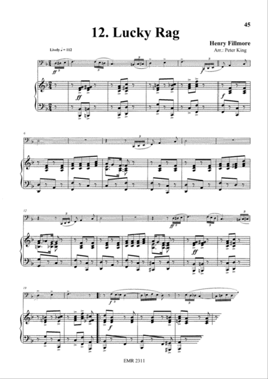 15 Rags Tuba scores gallery preview page 14