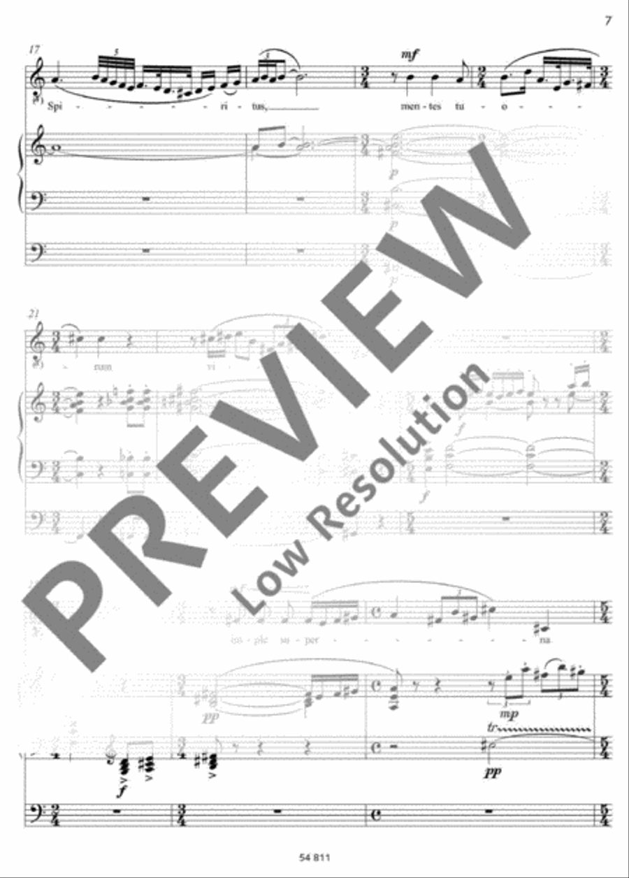 Veni, Creator Spiritus Medium Voice scores gallery preview page 8