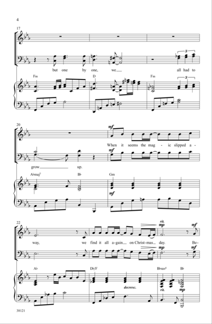 Believe - SoundTrax CD (CD only) Choir scores gallery preview page 4